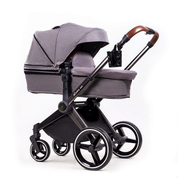 

Детская коляска 2в1 Ninos Alba Melange Grey (NA2018MG)