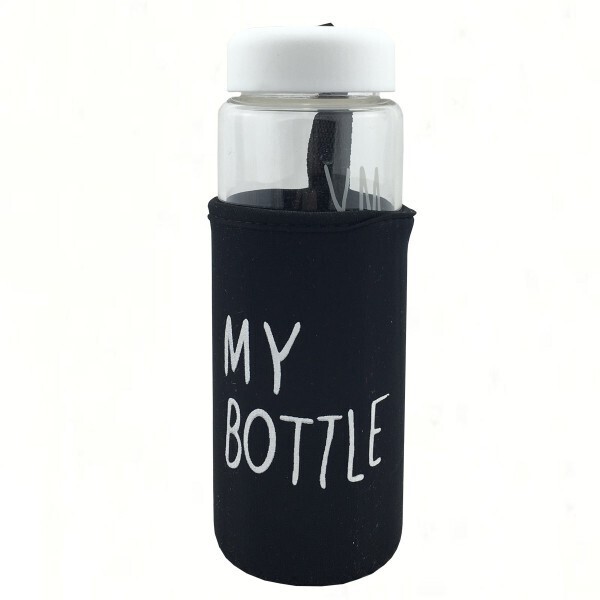 

Бутылка для воды "My Bottle" 500мл белая (стекло) DY-BL048