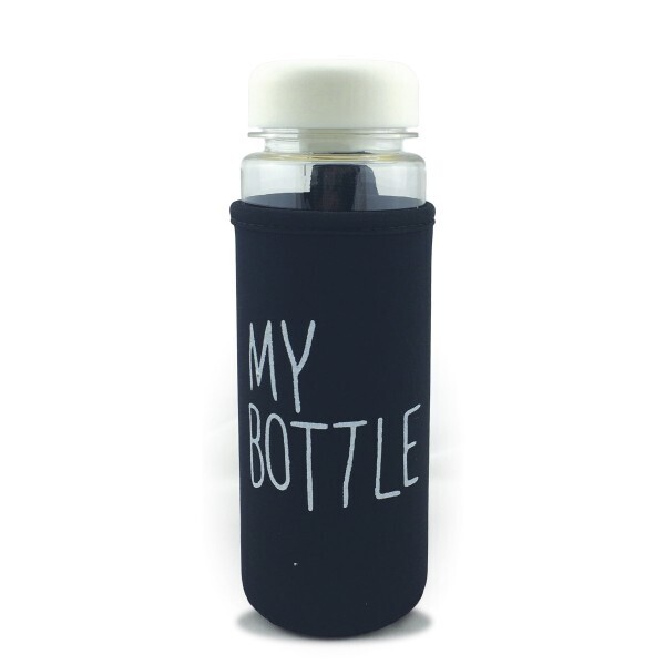 

Бутылка My Bottle 500 мл в чехле Черный (SL016)