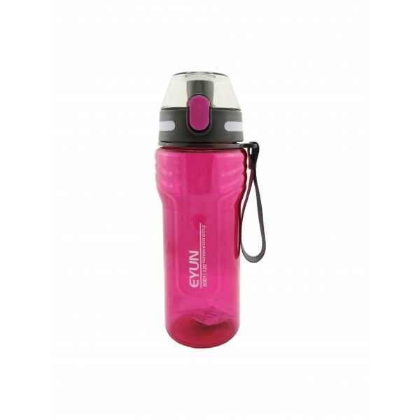 Акция на Бутылка из пищевого пластика "EYUN" розовая 600 мл (YY306) от Allo UA