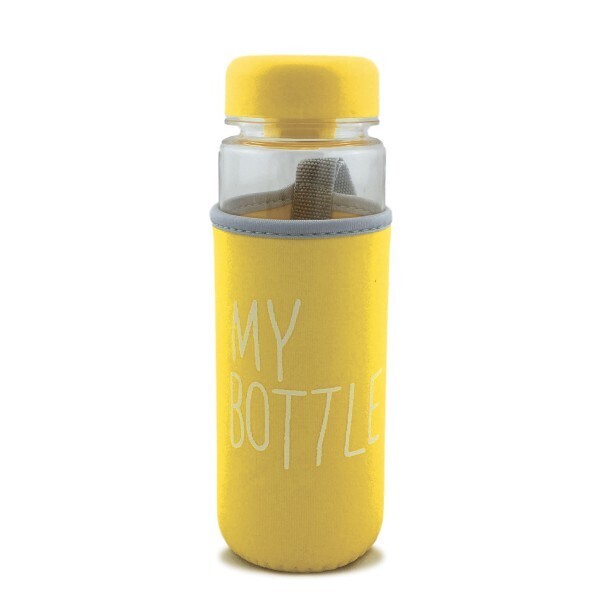 

Бутылка My Bottle 500 мл в чехле (желтая) арт. SL016