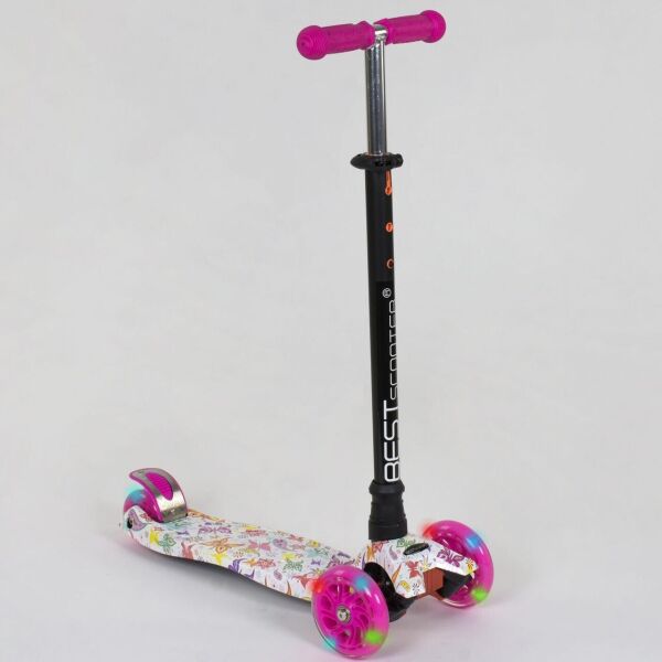 

Самокат детский А 25593 779-1336 MAXI Best Scooter 4 колеса PU. Подсветка
