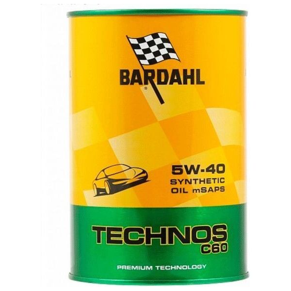 

Масло моторное Bardahl "Technos C60 msaps 5W40 metal",1л
