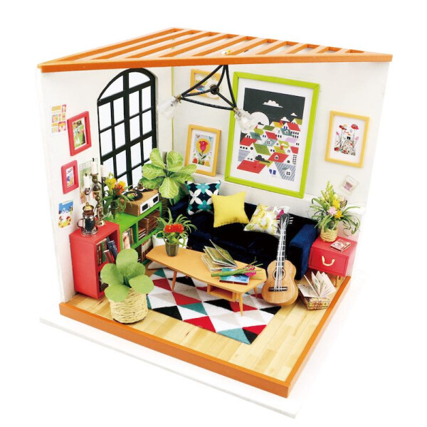 

3D конструктор Robotime DIY HOUSE Комната музыканта (DG106)