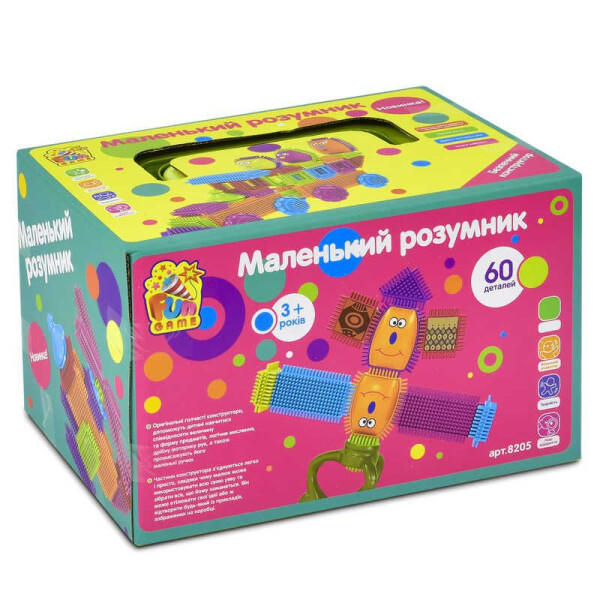 

Игольчатый конструктор Fun Game Маленький умник 8205 (45449)