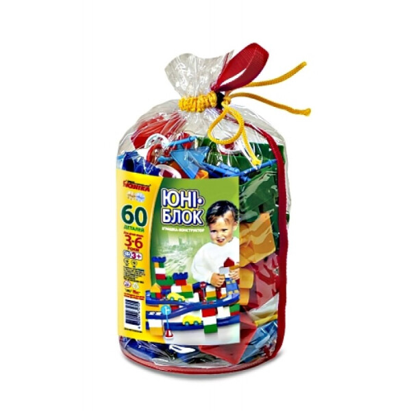 

Конструктор Юника ЮНИ-блок 60 деталей 0705 (24828)