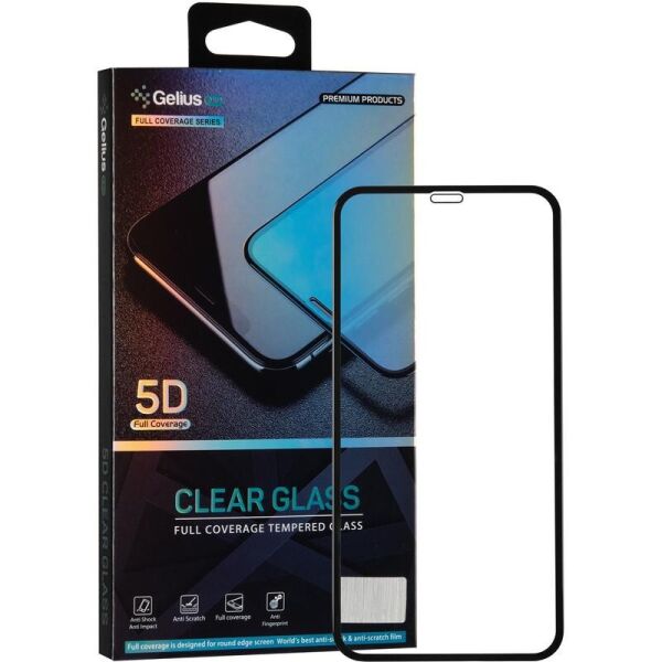 

Защитное стекло Gelius Pro 5D Clear Glass for iPhone XS Max Black