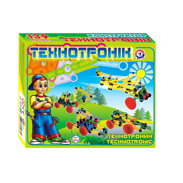 

Конструктор Технотроник ТехноК 0830 139 деталей (11121)