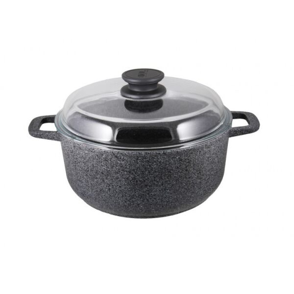 

Кастрюля БИОЛ Granite Gray с крышкой, индукция 3 л (K304IC)