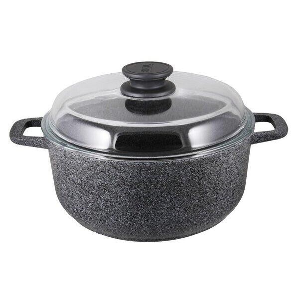 

Кастрюля БИОЛ Granite Gray с крышкой, индукция 4 л (K404IC)