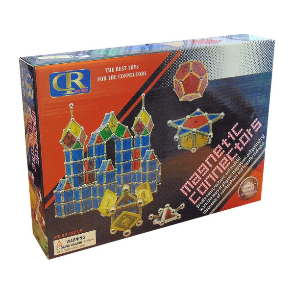 

Магнитный конструктор Magnetic Connectors 93 детали Kronos Toys (krut_0498)