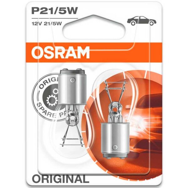 

Лампы накаливания Osram Original P21/5W 12V 21/5W BAY15d 7528-02B 10X2 Blister