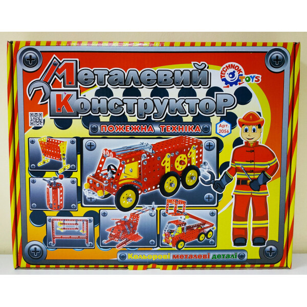 

Металлический конструктор Пожарная техника 213 деталей (ss0077622)