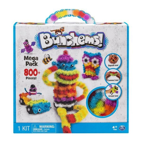 

Детский конструктор липучка Bunchems 800 деталей (an1122)