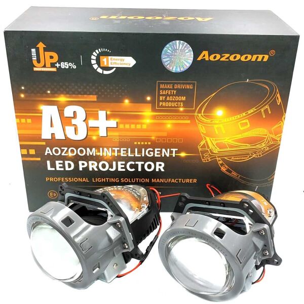 

Светодиодные линзы Bi-LED Aozoom A3+ 3.0" 5500k 4000lm 35w 12v