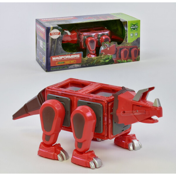 

Конструктор магнитный Magformers LQ 623 Динозавр Красный (812-04)