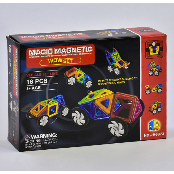 

Конструктор магнитный Magic Magnetic 16 деталей (JH 6873)