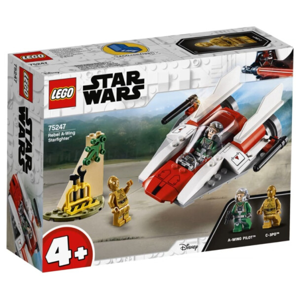 

Конструктор LEGO Star Wars Повстанческий истребитель A-WING STARFIGHTER™ 62 деталей (75247)