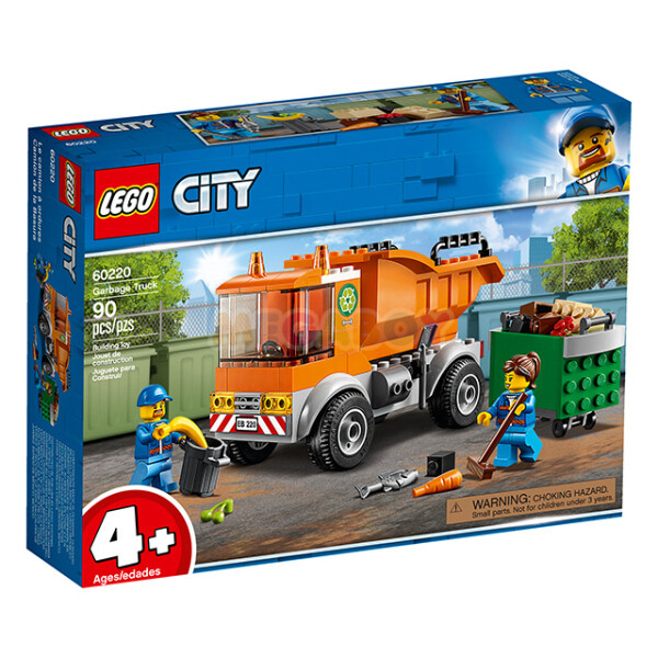 

Конструктор LEGO City - Мусоровоз 90 деталей (60220)