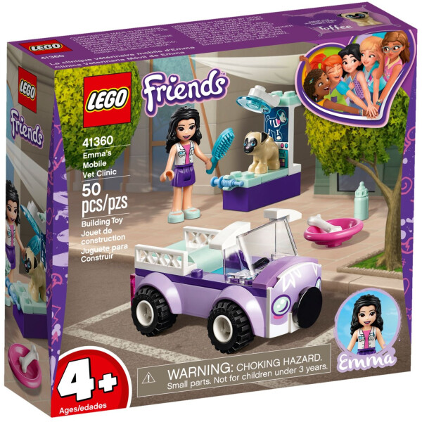 

Конструктор LEGO Friends - Мобильная ветеринарная клиника Эмми 50 деталей (41360)