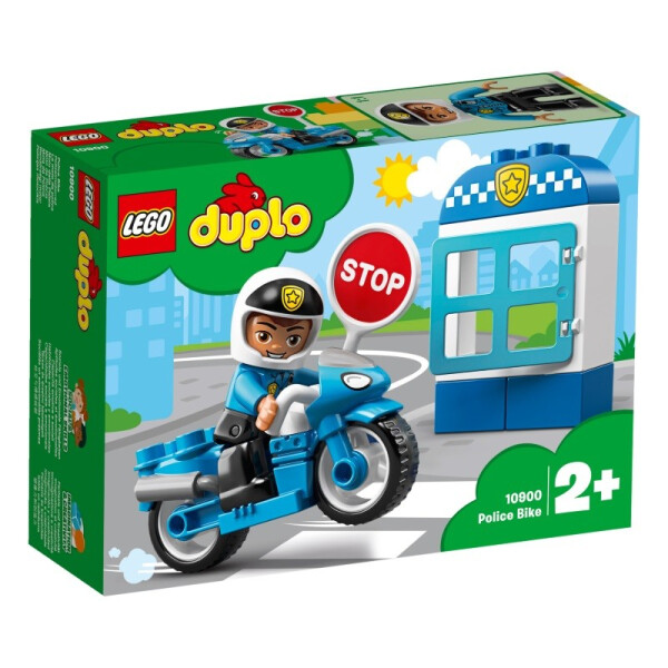 

Конструктор LEGO DUPLO - Полицейский мотоцикл 8 деталей (10900)