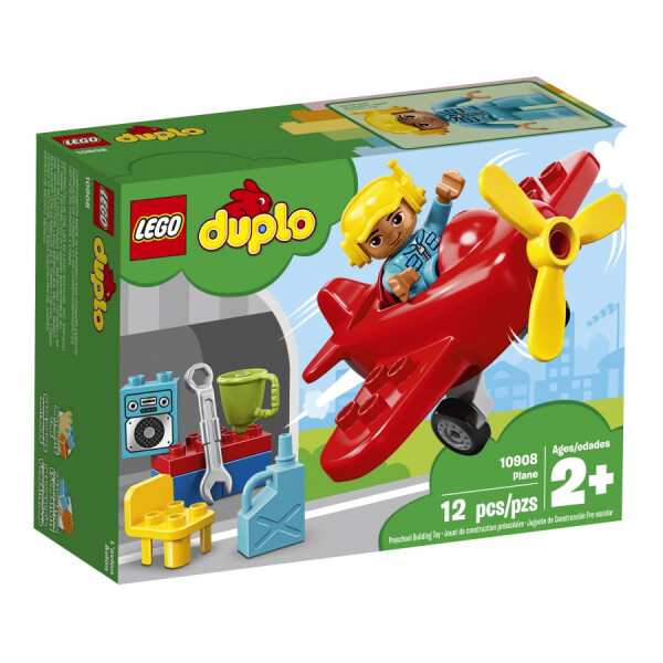 

Конструктор LEGO DUPLO - Самолет 12 деталей (10908)