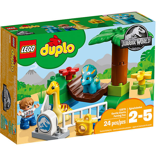 

Конструктор LEGO DUPLO Мир Юрского периода - Парк динозавров с 24 деталями (10879)