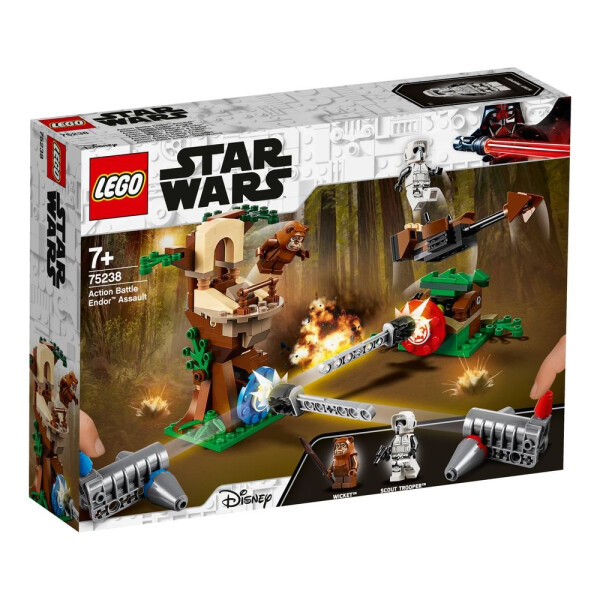 

Конструктор LEGO Star Wars Нападение на планету Эндор 193 детали (75238)