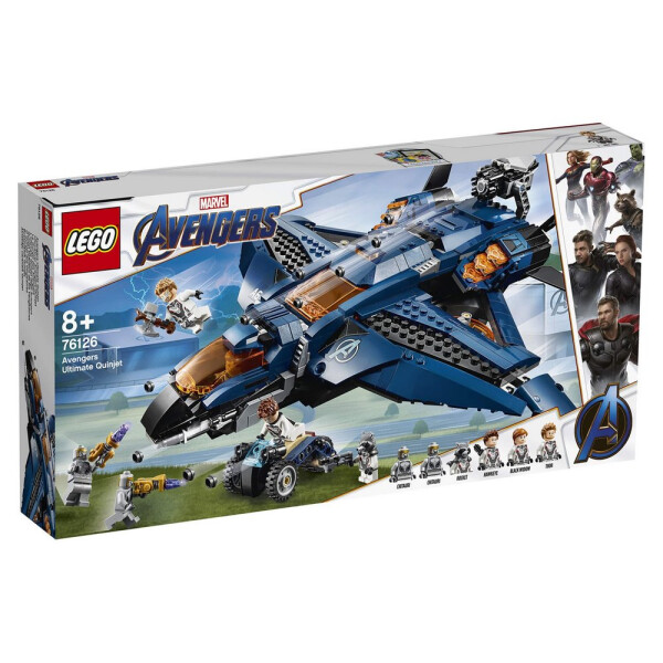 

Конструктор LEGO Super Heroes Модернизированный квинджет Мстителей 838 деталей (76126)