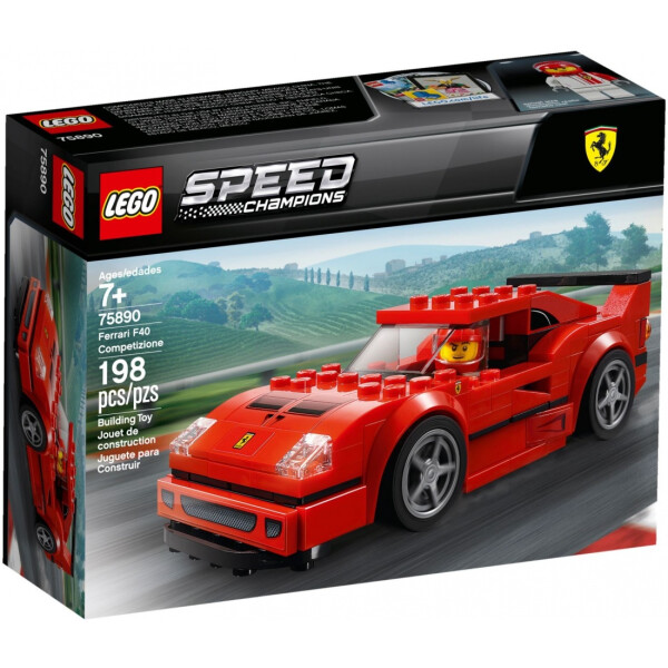 

Конструктор LEGO Speed Champions Автомобиль Ferrari F40 Competizione 198 деталей (75890)