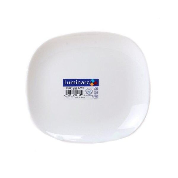 

Тарелка десертная Luminarc Sweet Line прямоугольная 21.5x19 см (J0561)