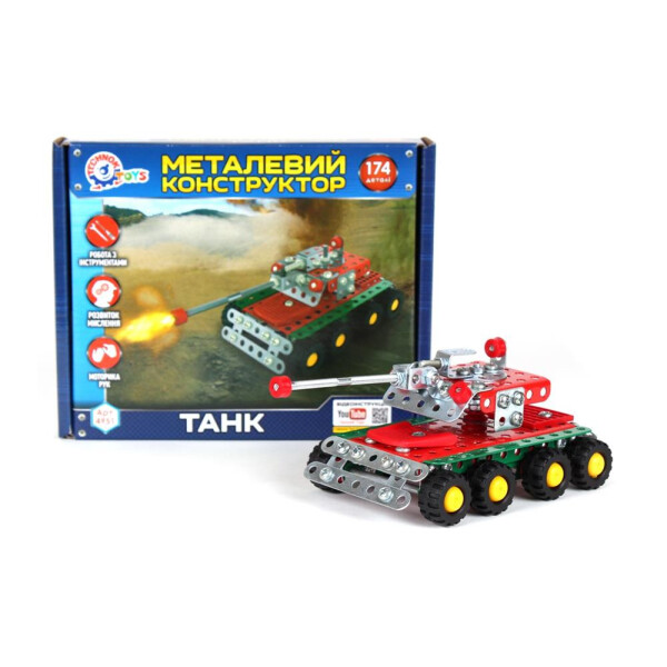 

Конструктор ТехноК Танк металлический 4951 (222429)