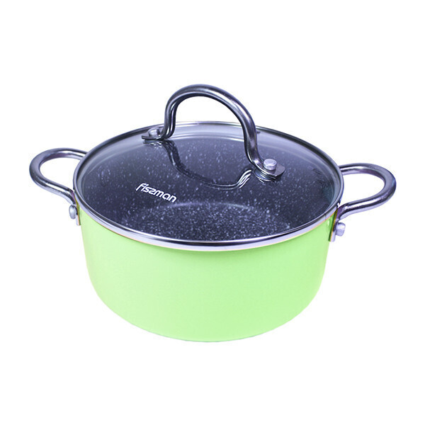 

Кастрюля Fissman Mini Chef Зеленый чай 16 см, 1.3 л (4237)