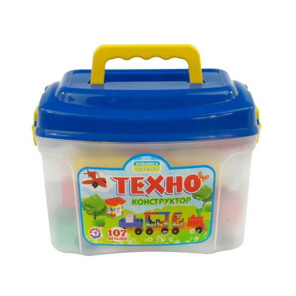 

Конструктор Технок Техно в чемоданчике 107 деталей (TOY-27137)