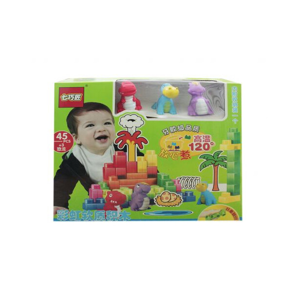 

Конструктор Toysi Динозаврики 45 деталей (TOY-40100)