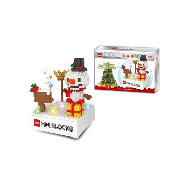 

Новогодний музыкальный конструктор Dr.Star Снеговик 290 элементов (TOY-54163)