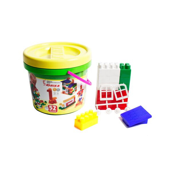 

Конструктор детский в ведре Юника НИК 52 детали (TOY-13833)