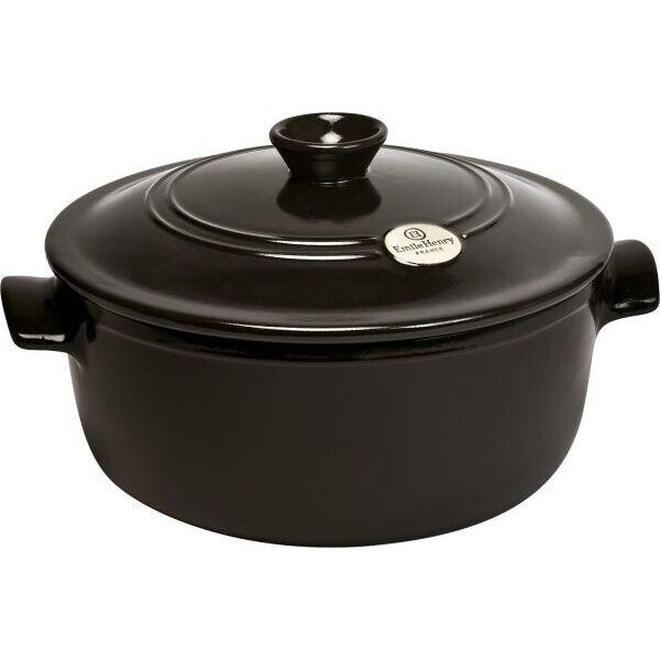 

Кастрюля с крышкой Emile Henry Flame Fusain 26x26x16 см 4 л (794540)