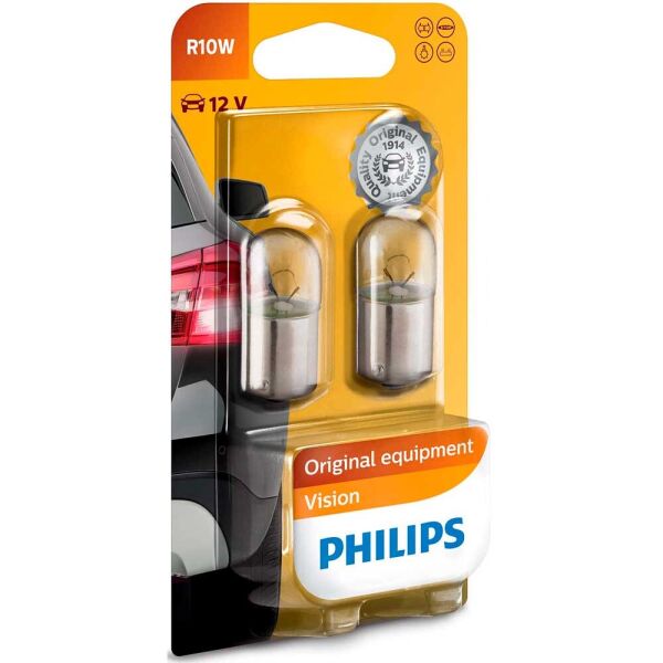 

Лампы накаливания Philips Vision R10W 12V 10W BA15s 12814B2