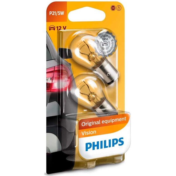 

Лампы накаливания Philips Vision P21/5W 12V 21/5W BAY15d 12499B2