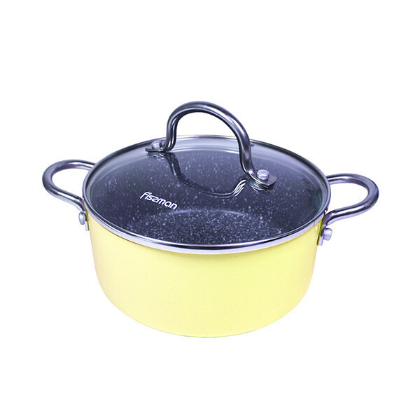 

Кастрюля Fissman Mini Chef Палевая 16 см, 1.3 л (4239)