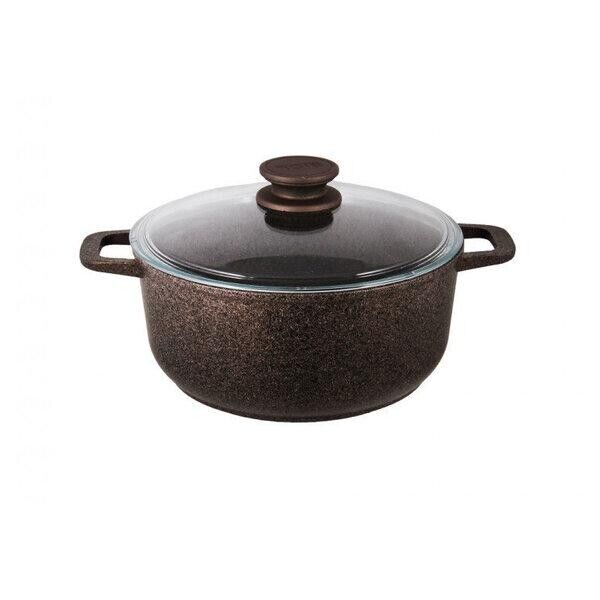 

Кастрюля БИОЛ Granite Brown с крышкой, индукция 3 л (K303IC)