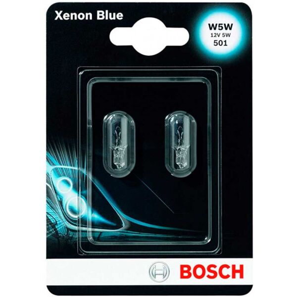 

Лампы накаливания Bosch Xenon Blue W5W 5W 12V W2.1X9.5d (1987301033)