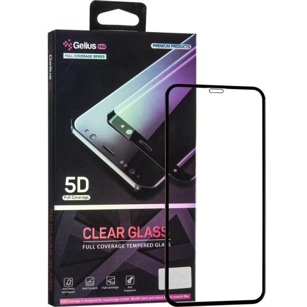 

Защитное стекло Gelius Pro 5D Clear Glass for iPhone 11 Black