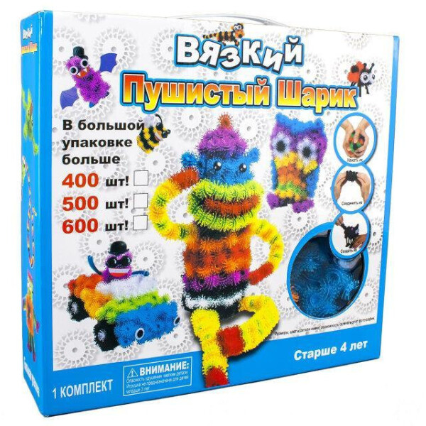 

Конструктор липучка Supretto Bunchems 400 детали (4423)