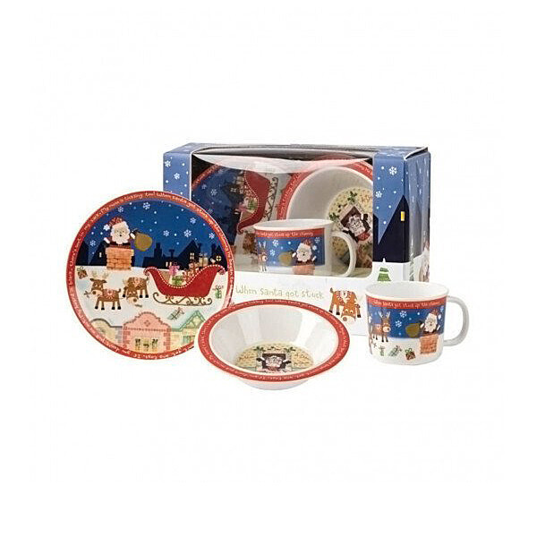 

Набор детский Churchill Little Rhymes Santa Got Stuck 3 предмета (SANT00081)