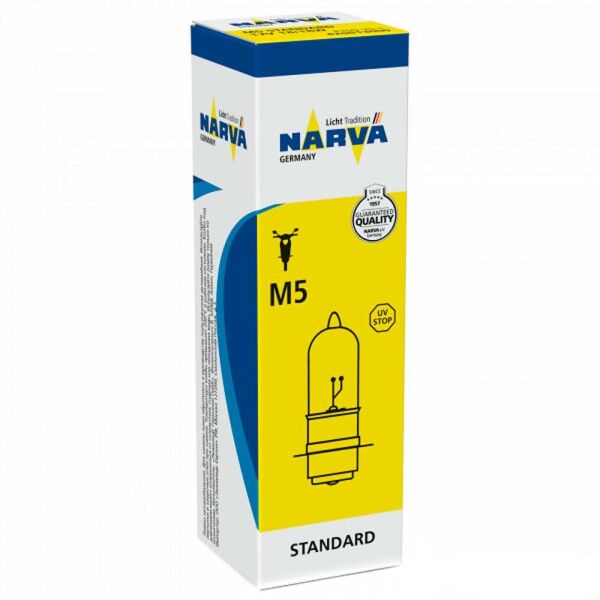 

Галогеновая лампа Narva Standart M5 42005 12V 25/25W P15d-25-1