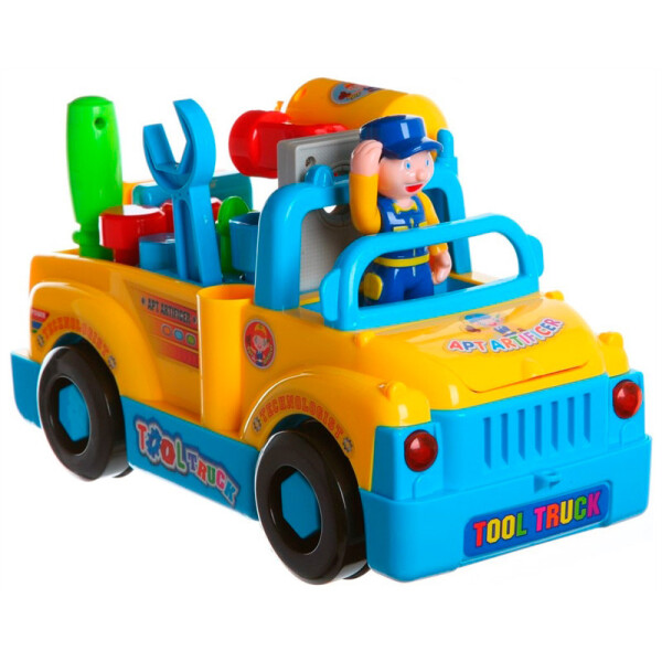 

Машинка-конструктор Huile Toys с набором инструментов (789)