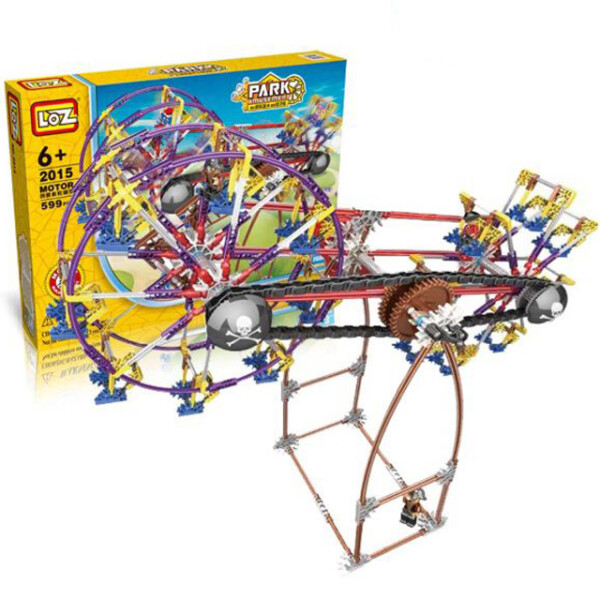 

Электромеханический конструктор LoZ Amusement Park Rotary Whell 599 деталей (2015)