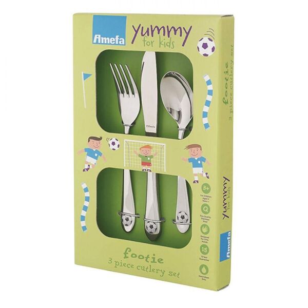 

Набор детских столовых приборов Amefa Footie 3 предмета (F842200G020A30)